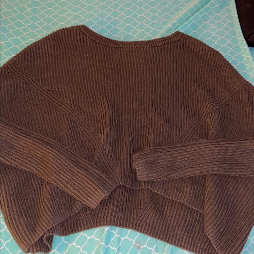 Cropped sweater